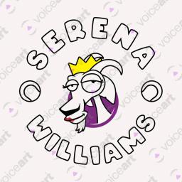 My Sporting Icons, Serena Williams_Watermark White