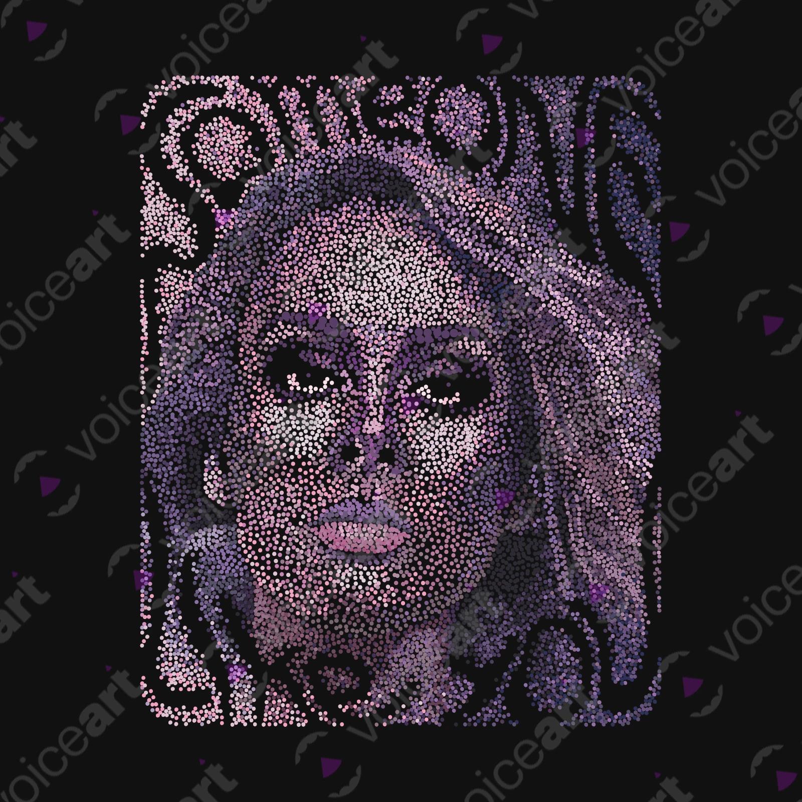 VOICEART Black Watermark Fashionable Adele T-Shirt Premium Graphic and Quality Design Popular Grammy Awards Singer Tee