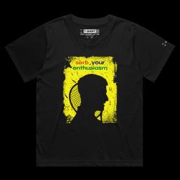 From Racket Man To Sit Com Fan_Female MARTINA Black