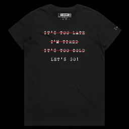 Minus Zero, Or Too Hot, We’re Going_Female MAPLE Black