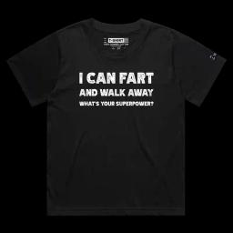 This T-Shirt Is A Real Gasser_Female MARTINA Black