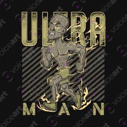 Ultra Marathon MannWatermark Black