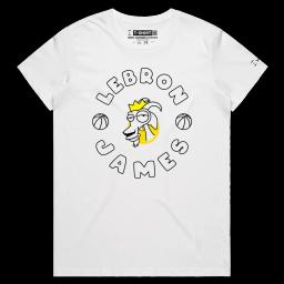 My Sporting Icon, Lebron James_Female MAPLE White