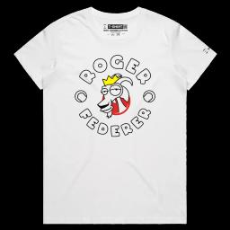 My Sporting Icon, Roger Federer_Female MAPLE White