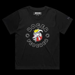 My Sporting Icon, Roger Federer_Female MARTINA Black