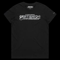 Too Much Think, See A Shrink_Female MAPLE Black