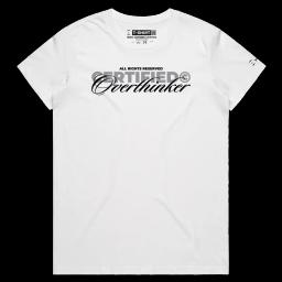 Too Much Think, See A Shrink_Female MAPLE White