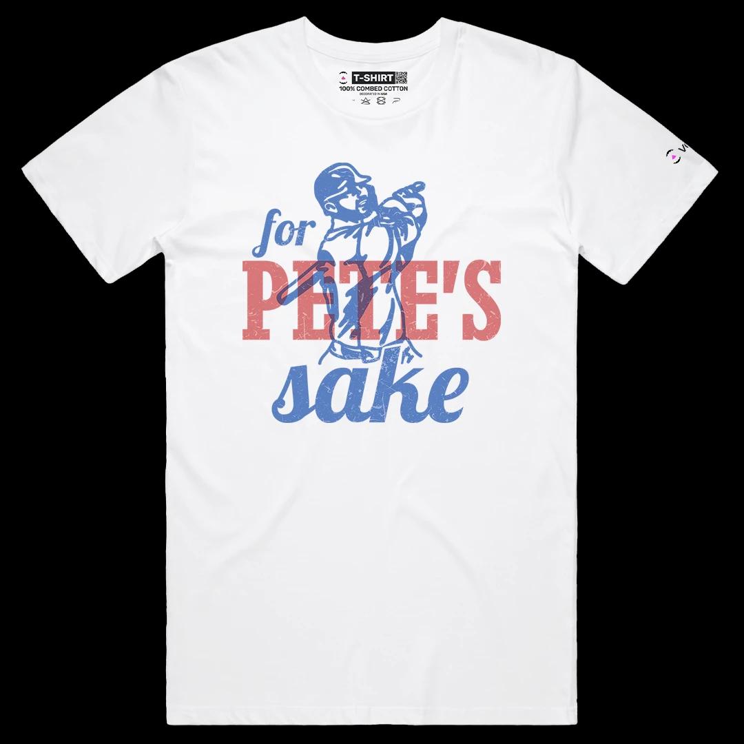 VOICEART White Male Regular Alonso Polar Bear Sports Graphic Tee for Baseball Fans Short Cotton T-Shirt for Men and Women