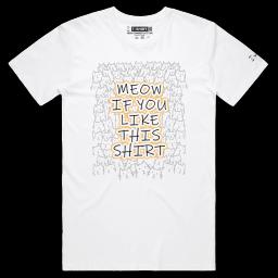 Meow Now_Male STAPLE White