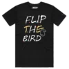 Black Male A Flip the Bird T-Shirt with a Finger design VOICEART