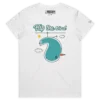 White Female A Flip the Bird T-Shirt with a Finger 3 design VOICEART