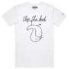 White Male A Flip the Bird T-Shirt with a Finger 4 design VOICEART