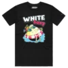 Black White Floating Buoy, ‘Give Peace A Chance’ T-Shirt design VOICEART