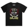 Black Female Loose ‘They Always Ask Me For An Encore’ T-shirt design VOICEART