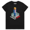 Black Female A Political tshirt with Donald Trump in a Lego Prison design VOICEART