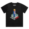 Black Female Loose A Political tshirt with Donald Trump in a Lego Prison design VOICEART