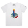 White Female Loose A Political tshirt with Donald Trump in a Lego Prison design VOICEART