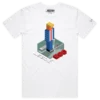 White Male A Political tshirt with Donald Trump in a Lego Prison design VOICEART