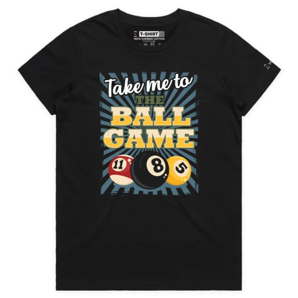 Black Female Take Me To The Shooting Ball Game T-shirt design VOICEART