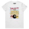 White Female Take Me To The Shooting Ball Game T-shirt design VOICEART