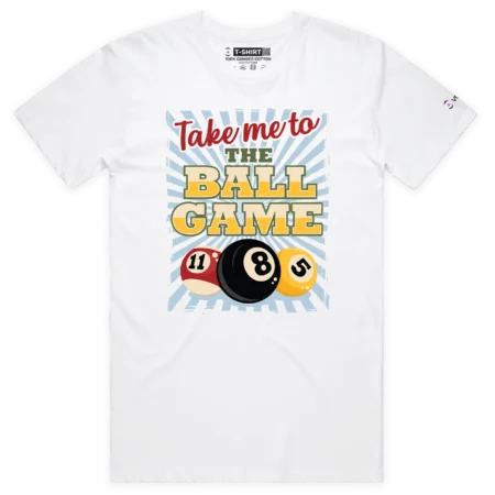 White Male Take Me To The Shooting Ball Game T-shirt design VOICEART