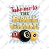 White Watermark Take Me To The Shooting Ball Game design VOICEART