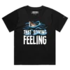 black female sinking boat and feeling loose t-shirt - VOICEART