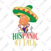 Watermark Black Watermark WhiteDonald Trump in a sombrero with a Hispanic Attack Premium T-shirt VOICEART