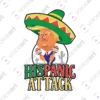 Watermark White Watermark WhiteDonald Trump in a sombrero with a Hispanic Attack Premium T-shirt VOICEART