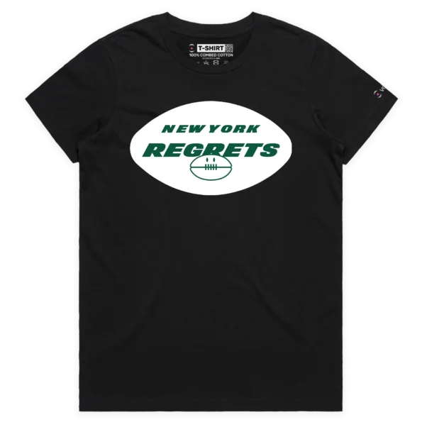 black female new york regrets t-shirt - VOICEART