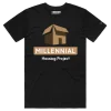 Black Male Millennial Housing Project, Cardboard Box T-Shirt design VOICEART