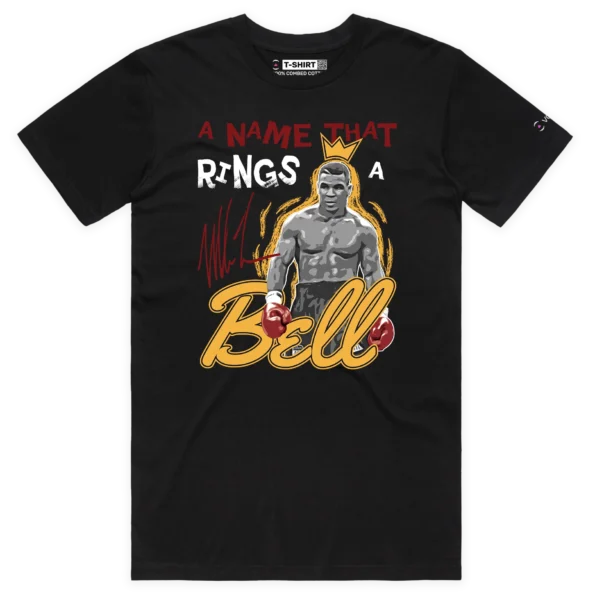 Black Male The Mike Tyson T-shirt, a Name That Rings a Bell design VOICEART