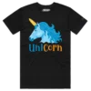 Black Male Unicorn with a Corn Cob Horn T-shirt design VOICEART