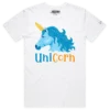 White Male Unicorn with a Corn Cob Horn T-shirt design VOICEART