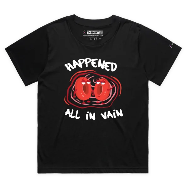 Black Female Loose It Happened All In Vain T-shirt design VOICEART