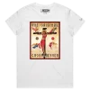 White Female T-shirt of Jesus In Drag as ‘The Original Crossdresser’ design VOICEART