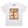 White Female Loose T-shirt of Jesus In Drag as ‘The Original Crossdresser’ design VOICEART