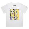 White Female Loose T-shirt of Polly and Esther shirts business design VOICEART