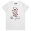 White Female Your ‘Purrfect’ Cat T-shirt design VOICEART