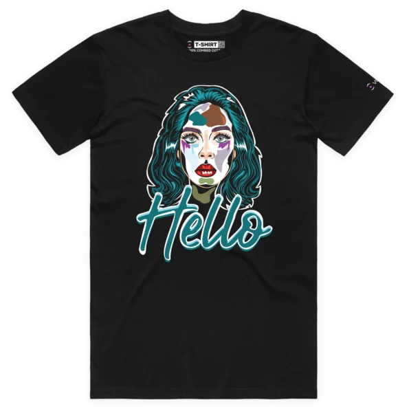 Black Male Hello, it's me. Can you hear me? Hello, how are you? tshirt design VOICEART