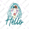 Black Watermark Hello, it's me. Can you hear me? Hello, how are you? design VOICEART