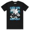 Black Male Nan with money bag T-shirt and ‘Cape Cod, Nantucket’ design VOICEART