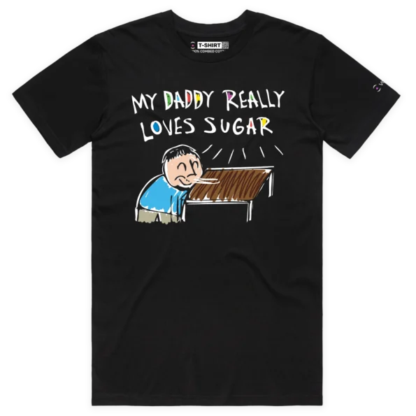 Black Male My Daddy Really Loves Sugar T-shirt design VOICEART