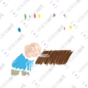 Black watermark My Daddy Really Loves Sugar design VOICEART