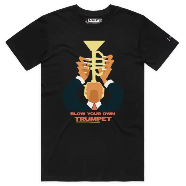 Black Male Donald Trump sarcastic and Mildly Offensive T-Shirt design VOICEART