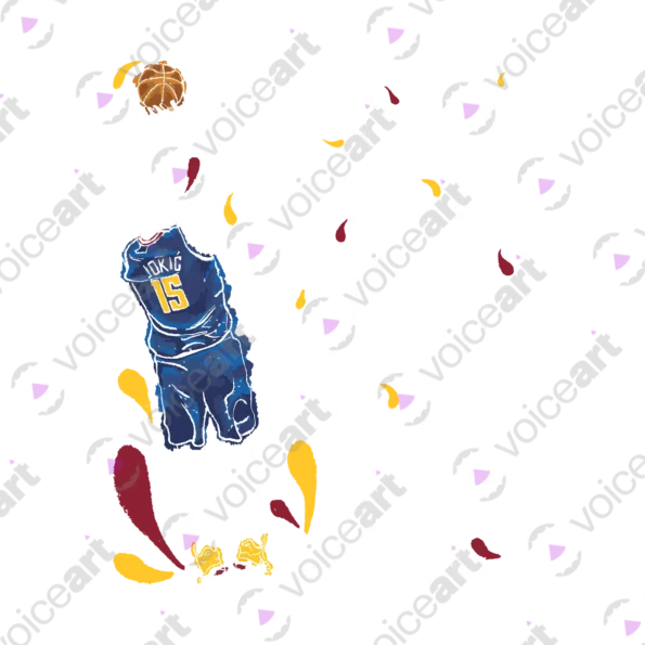 Black Watermark NBA Champion Nikola Jokic ‘Just Doing His Job’ design VOICEART