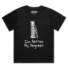 Black Female Loose ‘I’m Better By Degrees’ T-Shirt design VOICEART