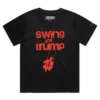 Black Female Loose Donald Trump on a Swing – Every Swingle Vote Counts T-shirt design VOICEART