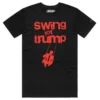 Black Male Donald Trump on a Swing – Every Swingle Vote Counts T-shirt design VOICEART