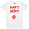 White Male Donald Trump on a Swing – Every Swingle Vote Counts T-shirt design VOICEART